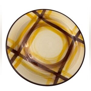 Vernonware Organdie Metlox Poppytrail Vernon Kilns 10" Dinner Plate USA Set of 3